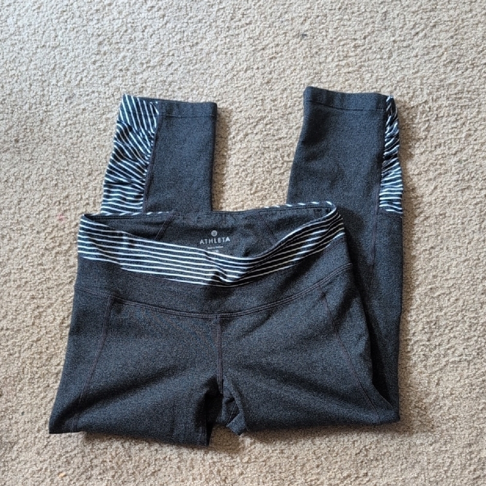 Athleta Gray Athletic Capri Pants Size XS